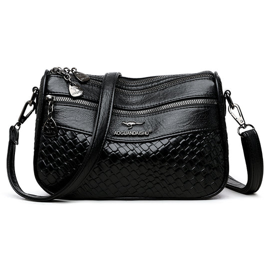 Nuevo bolso bandolera multicapa de diseño elegante