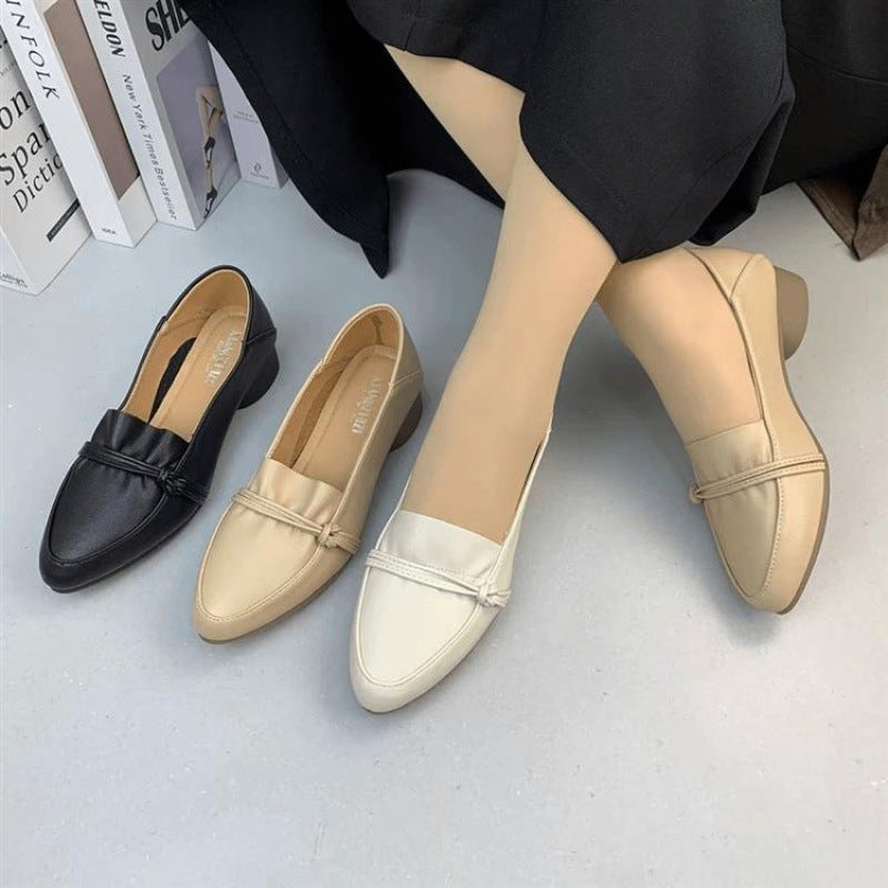 Mocasines mujer tacón bajo casuales