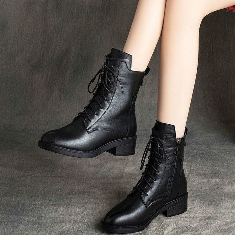 Botines de Plataforma｜Tacón Estable