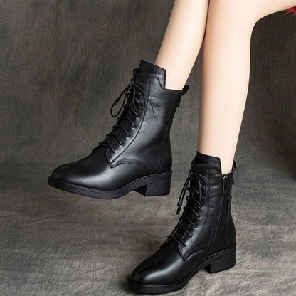 Botines de Plataforma｜Tacón Estable