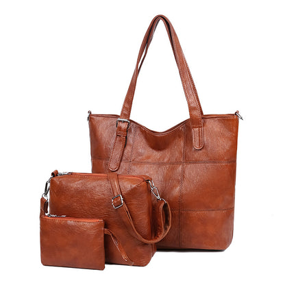 ✨Compra uno y llévate dos gratis✨ Set de bolsos de hombro estilo retro