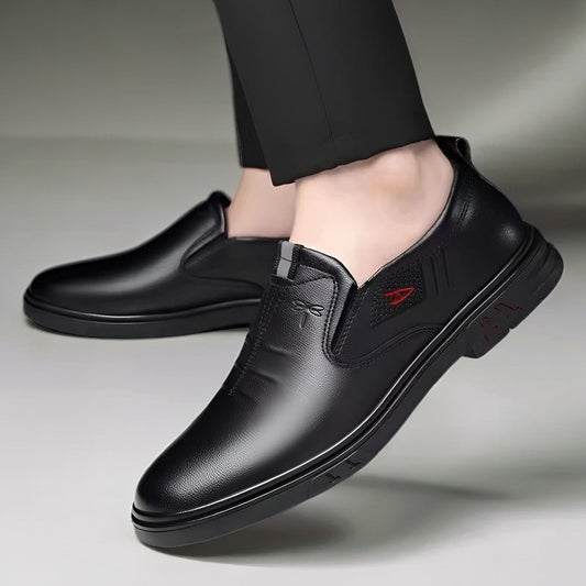 Zapatos de cuero portátiles para hombre
