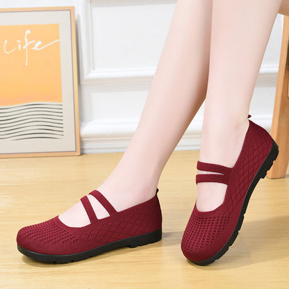Zapatos de malla con tiras finas