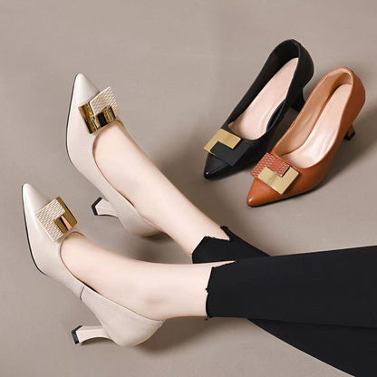 Tacones estilo francés
