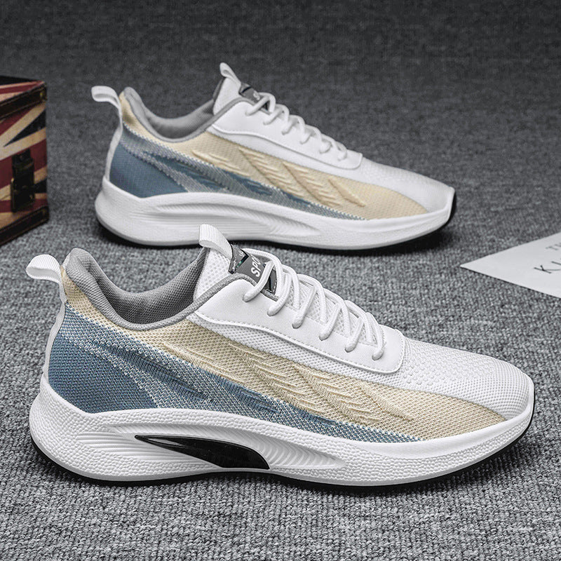 Zapatillas deportivas transpirables para hombre de tres colores.