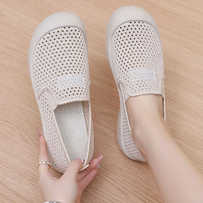 Zapatos de malla con agujeros grandes