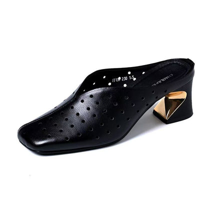 Sandalias chic de piel suave