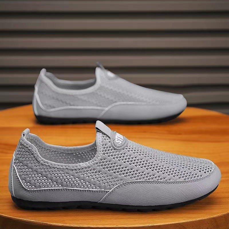 Zapatos finos de verano de malla para hombre