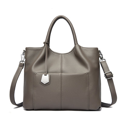 Bolso de mano vintage de piel suave