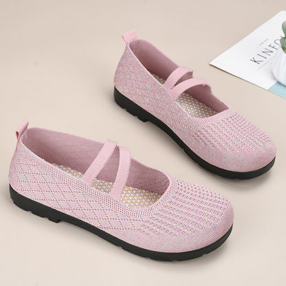 Zapatos de malla con tiras finas