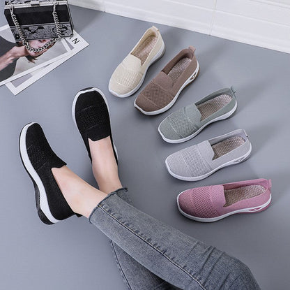 Par de zapatos de malla retorcida