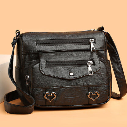 Bolso bandolera 100% piel auténtica