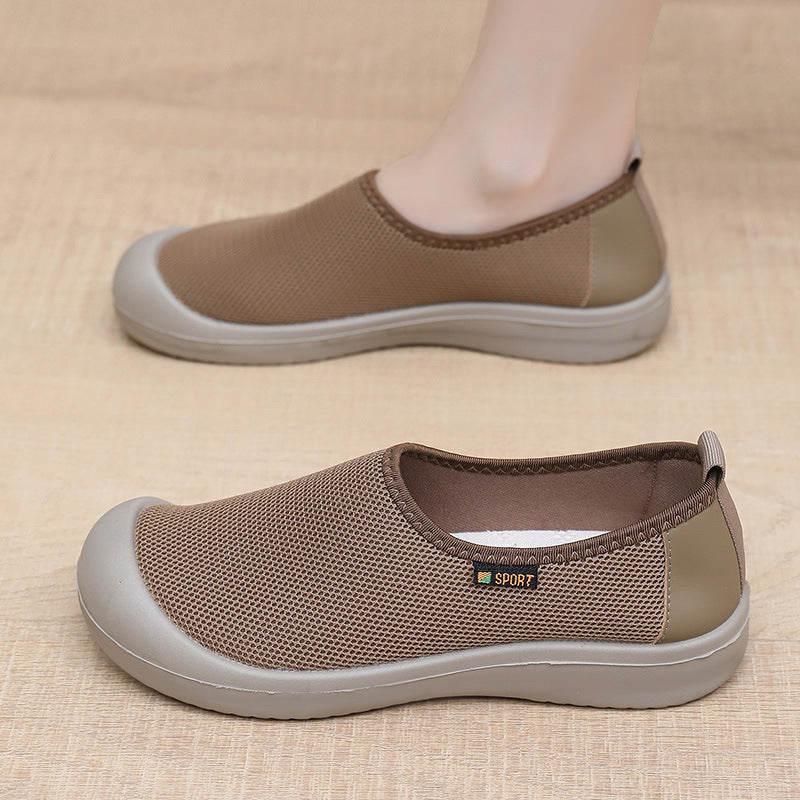 Zapatos de malla transpirable y suave