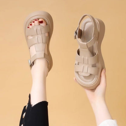 Sandalias tipo Birkenstock de plataforma para mujer – verano