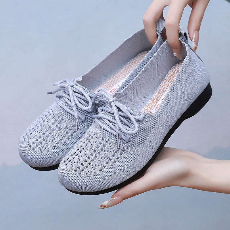 Zapatos de malla transpirables de suela suave de verano