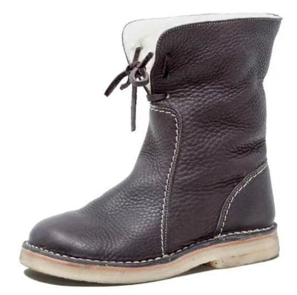 Botas impermeables de cuero
