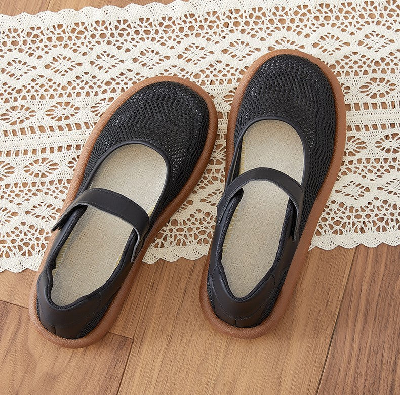 Zapatos de malla con doble velcro