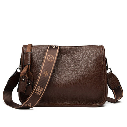 Bolso bandolera de piel genuina