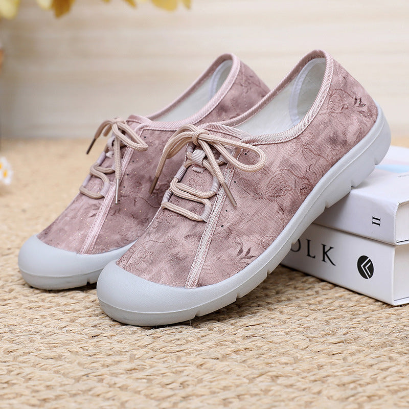 Zapatos de tela de primavera y otoño zapatos de madre de moda y ocio con suelas blandas2668