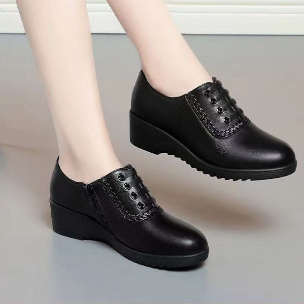 Zapatos casuales de cuero auténtico
