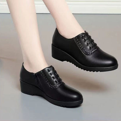 Zapatos casuales de cuero auténtico