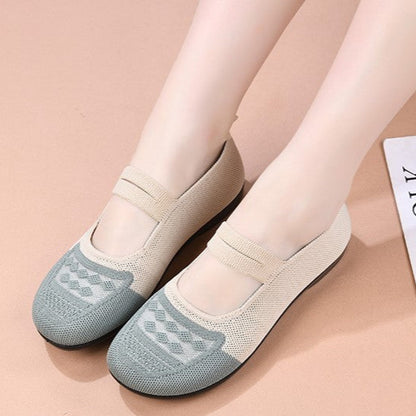 Zapatos de malla con forma de diamante