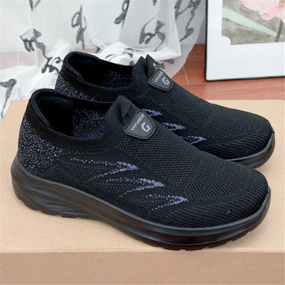 Zapatos unisex de malla con rayas de tres líneas