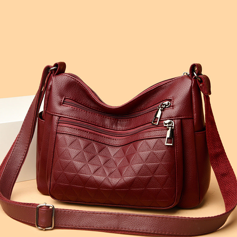 ModaEstila™ | Bolso de cuero retro con estilo