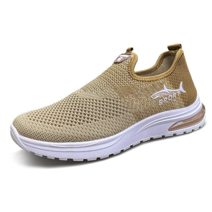 Zapatos casuales transpirables de tiburón para hombre