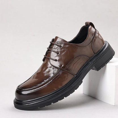 Zapatos de negocios cuero genuino lujo