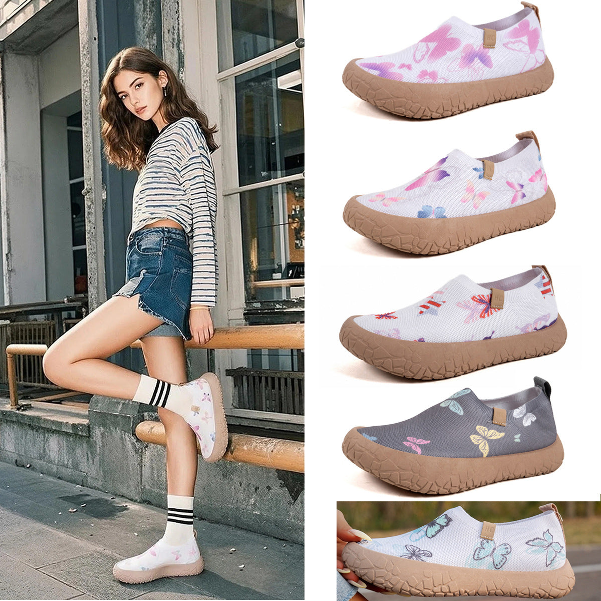 Tenis para Mujer con Mariposas