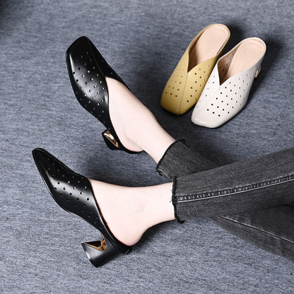Sandalias chic de piel suave