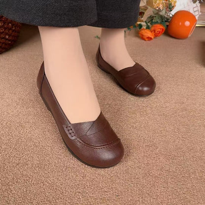Zapatos ortopédicos de piel cruzada
