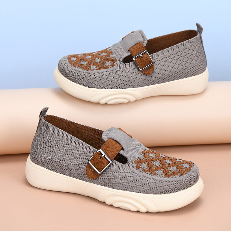 Zapatos Tejidos Transpirables para Mujer
