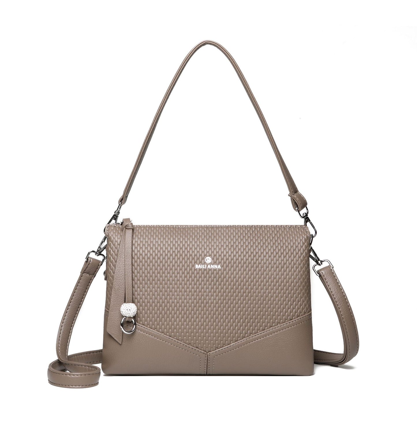 Bolso de mano moderno de gran capacidad con múltiples capas