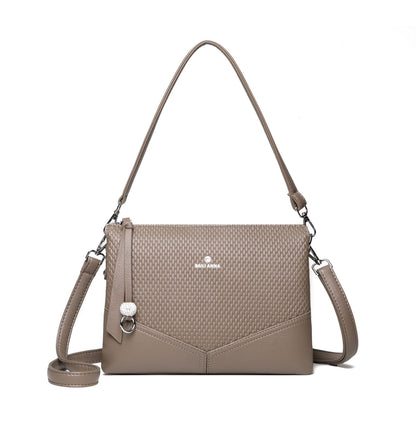 Bolso de mano moderno de gran capacidad con múltiples capas
