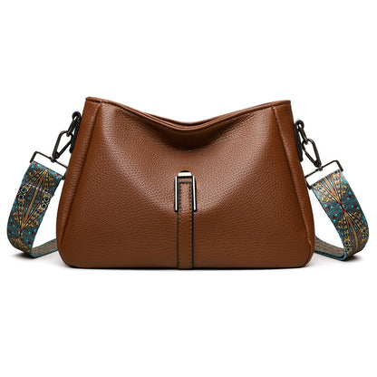 Bolso bandolera/cruzado de piel suave de gran capacidad