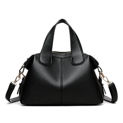 Nuevo bolso Boston de cuero de textura suave