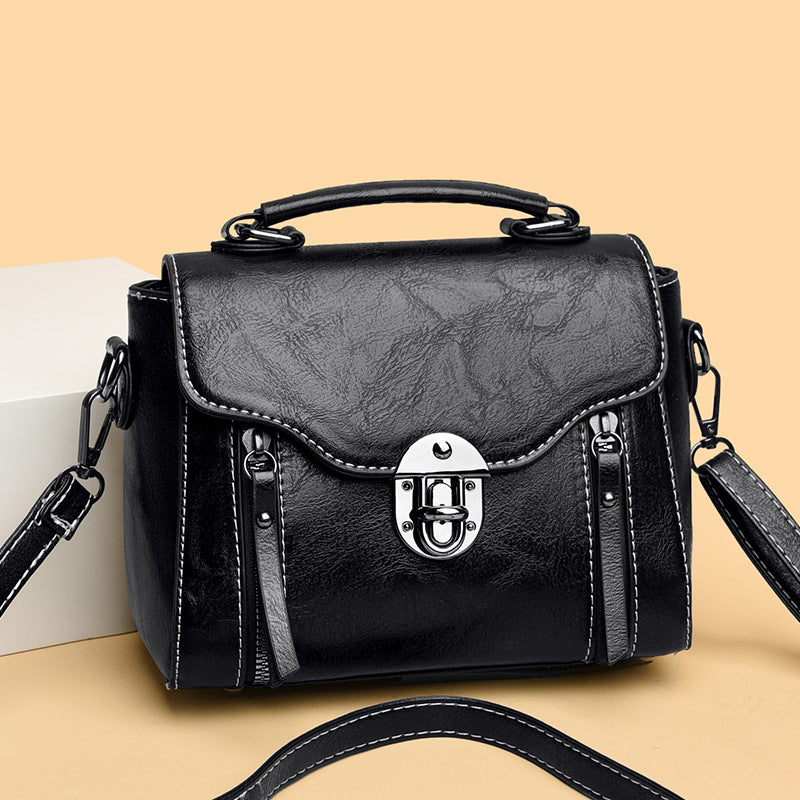 Nuevo y elegante bolso cuadrado pequeño de estilo retro