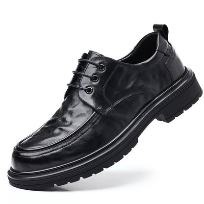 Zapatos de negocios cuero genuino lujo
