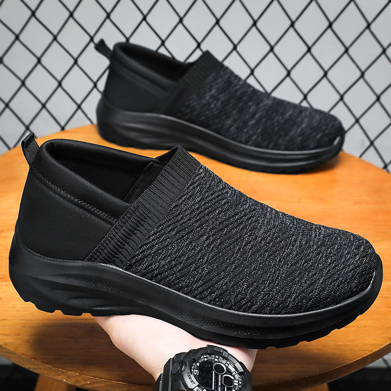 Zapatillas deportivas de malla empalmada