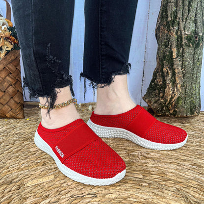 Zapatos de media suela gruesa