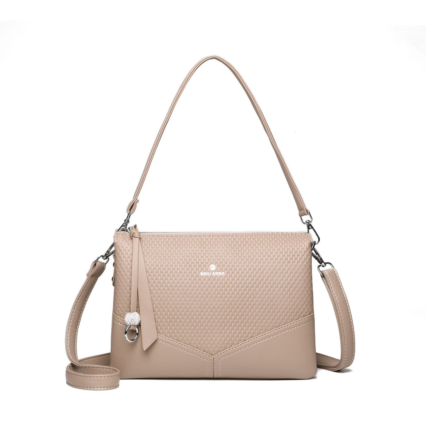 Bolso de mano moderno de gran capacidad con múltiples capas