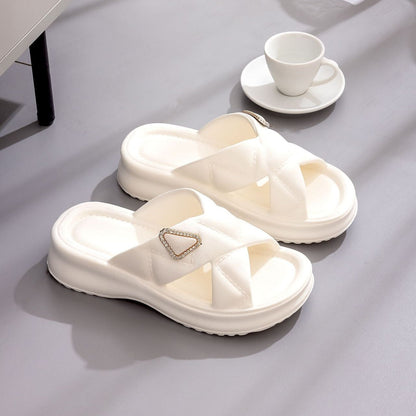 Pantuflas gruesas antideslizantes [material EVA - resistentes a los olores]