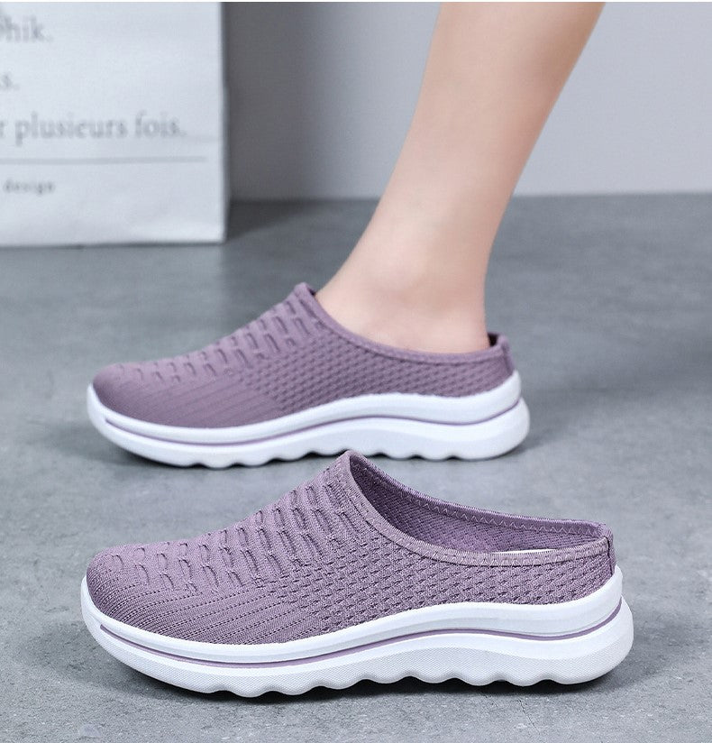 Zapatillas de plataforma de malla