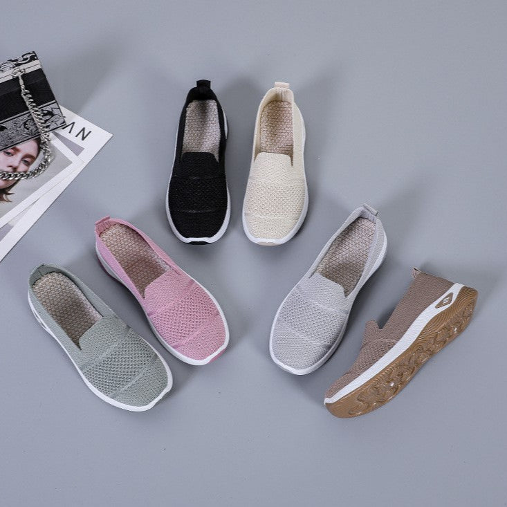 Par de zapatos de malla retorcida