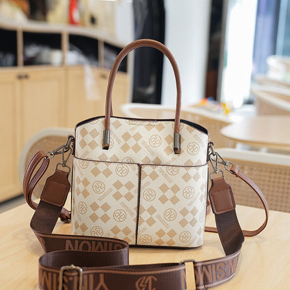 Nuevo y elegante bolso de hombro y bandolera con diseño de cuadros