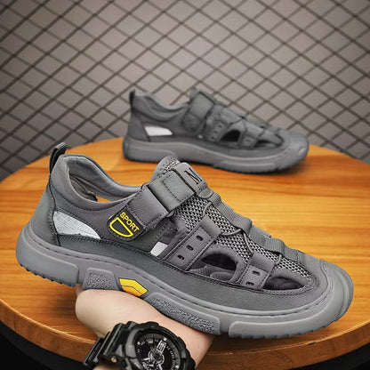 masculinas zapatillas de montañismo Baotou resistentes al desgaste al aire libre en verano