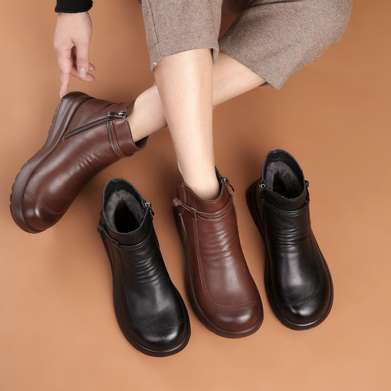 Botines de Mujer con Forro Cálido