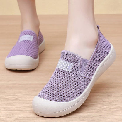 Zapatos de malla con agujeros grandes